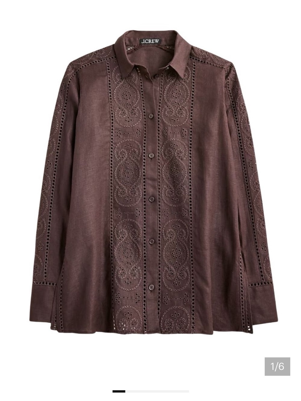 J. Crew Eyelet Garçon Shirt